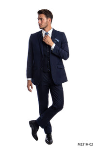 Thumbnail for Navy Suits 3 PC, Hybrid Fit - Hattitude