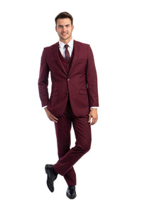 Thumbnail for Burgundy Suits 3 PC, Hybrid Fit - Hattitude