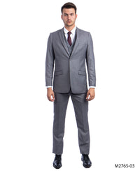 Thumbnail for Mid Gray Suits 2 PC, Slim Fit - Hattitude