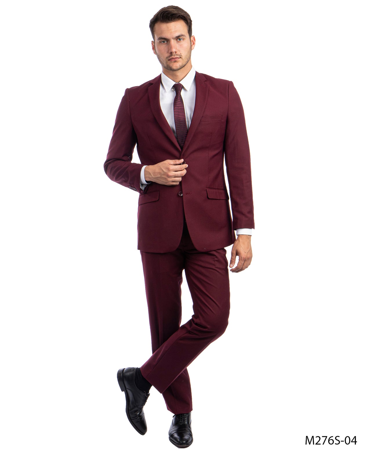 Burgundy Suits 2 PC, Slim Fit - Hattitude