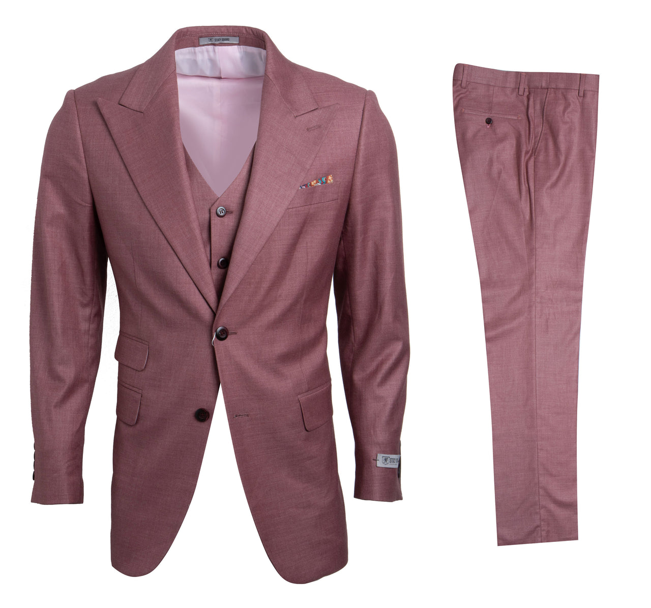 Salmon Stacy Adams Men's Suit - Hattitude