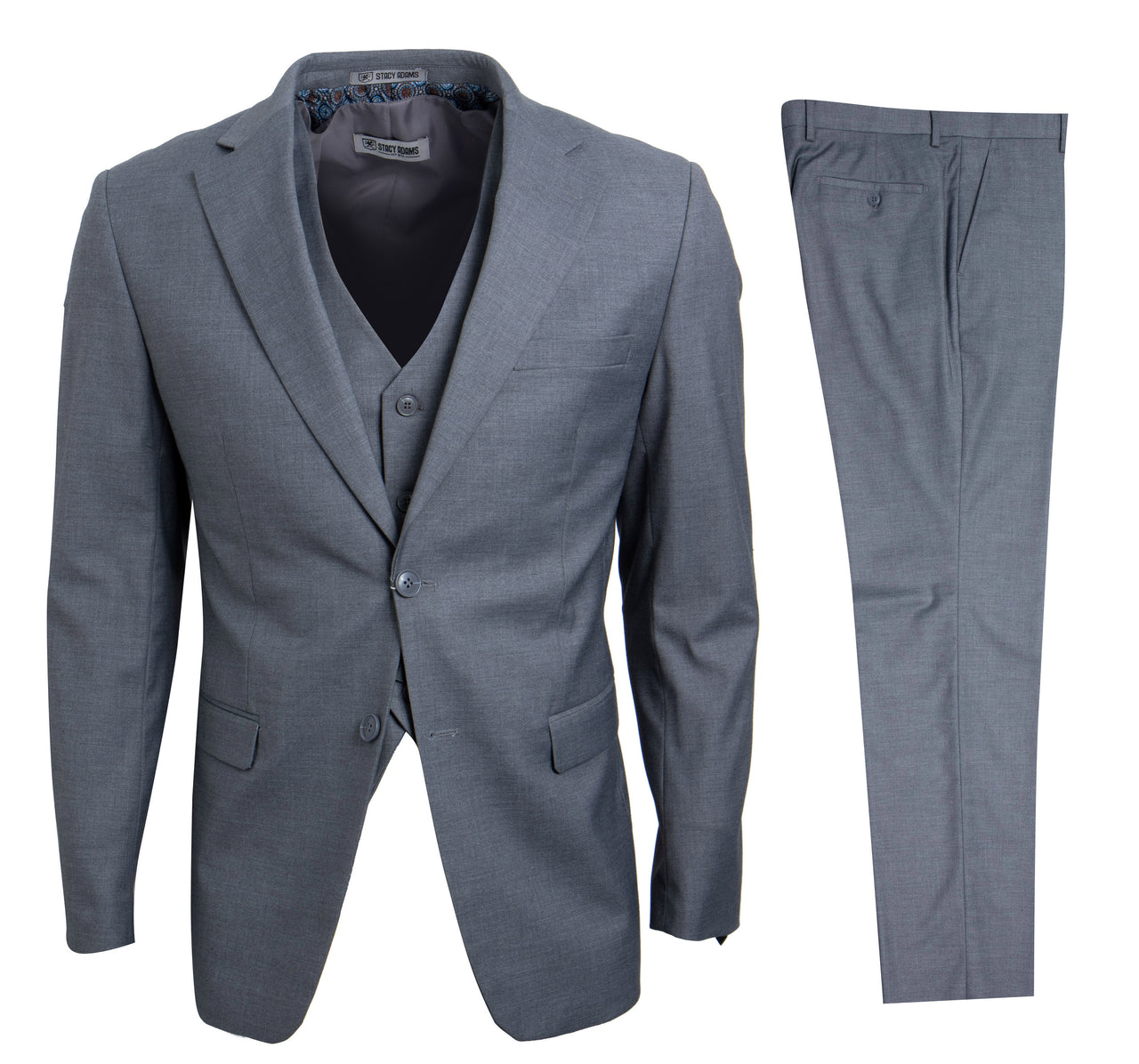Medium Grey Stacy Adams Men's Suit - Hattitude