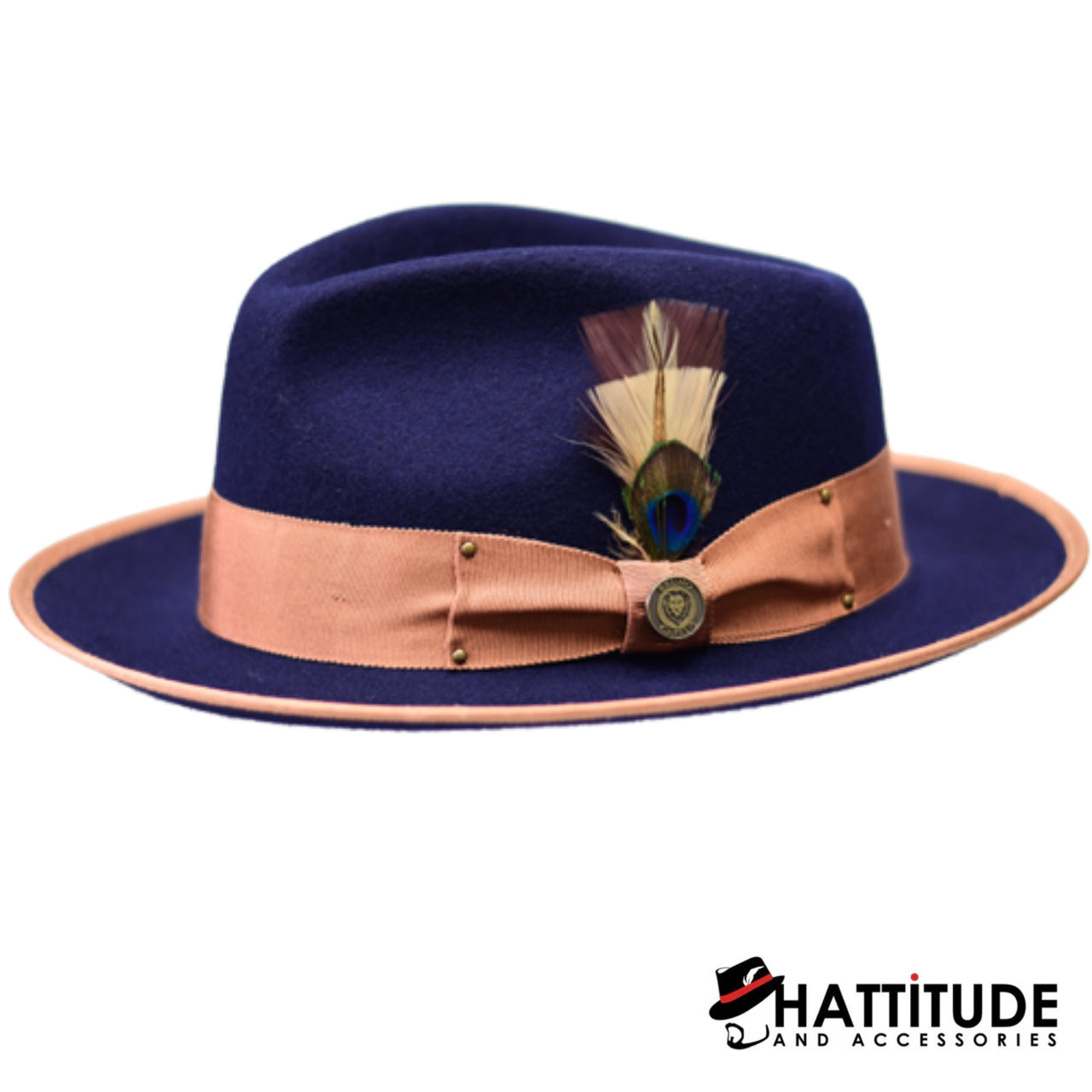 The Lorenzo -Navy Blue /Cognac