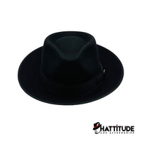 Thumbnail for Waterloo Snap Brim Fedora - Black