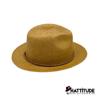 Thumbnail for Wynwood Straw  Fedora Sun Hat - Tan