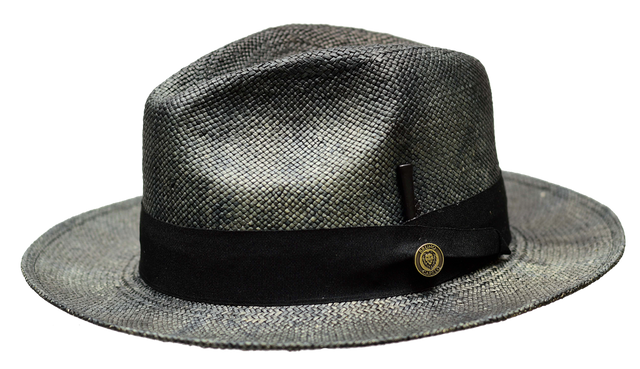 Bruno Capelo Escobar ES-640 fedora Black/Natural/Grey