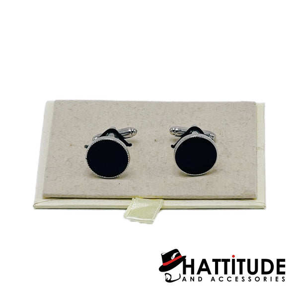 Black Pearl Cuff Links - Hattitude