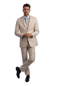 Thumbnail for Tan Suits 3 PC, Hybrid Fit - Hattitude