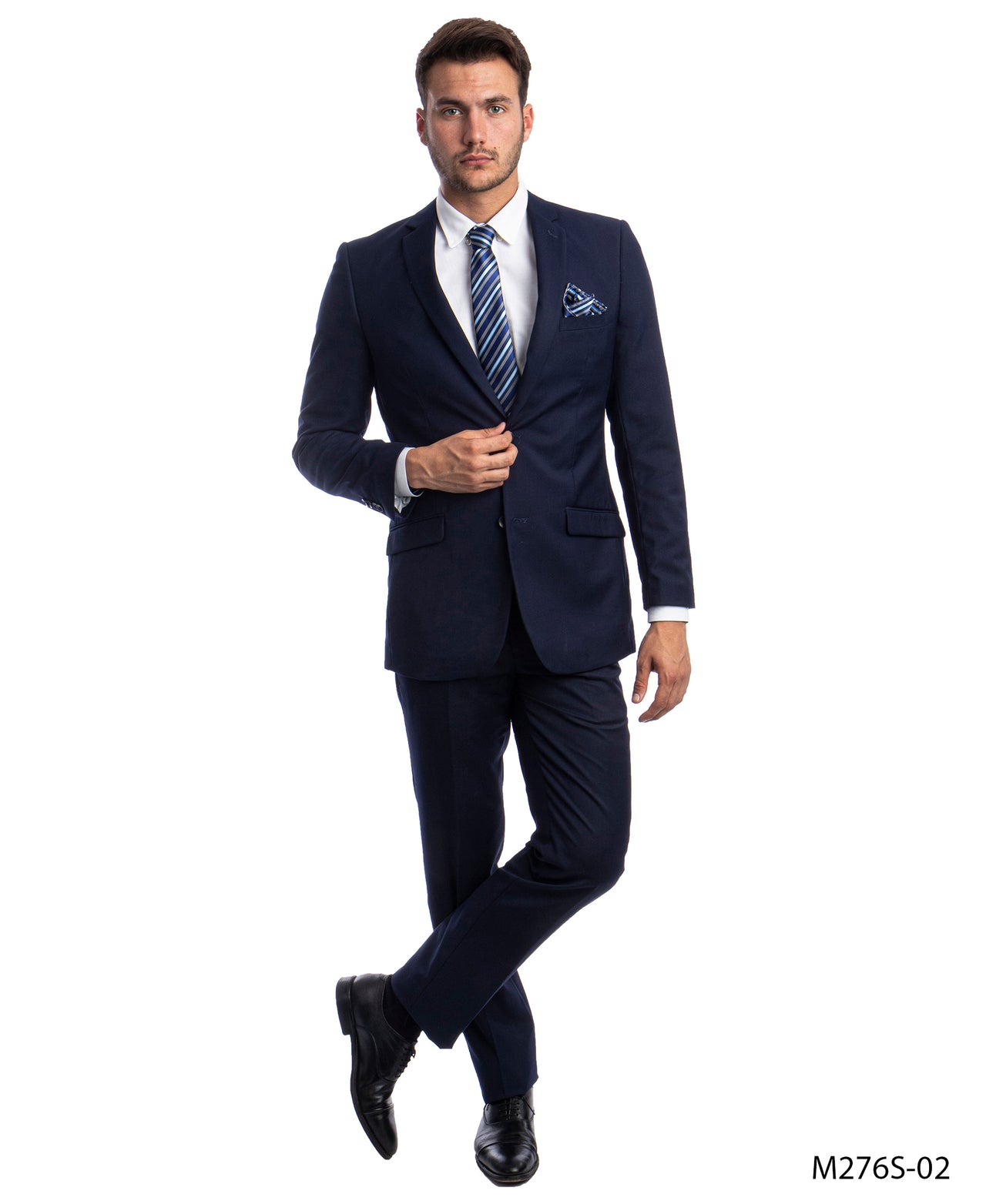 Navy Blue Suits 2 PC, Slim Fit - Hattitude