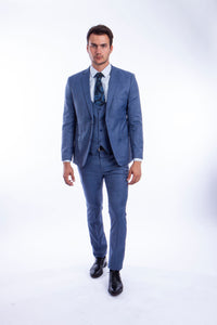 Thumbnail for Med Blue Suit For Men Formal Suits For All Ocassions - Hattitude