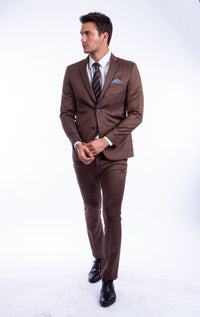 Thumbnail for Brown Suit For Men Formal Suits For All Ocassions - Hattitude