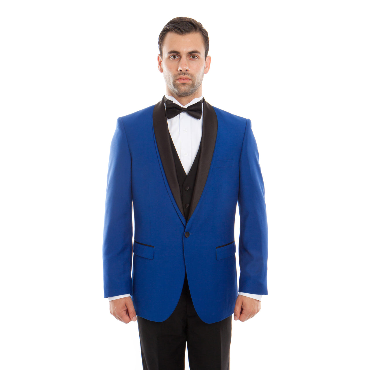 Shawl Collar Tuxedo Solid Slim Fit Prom Tuxedos For Men - Hattitude