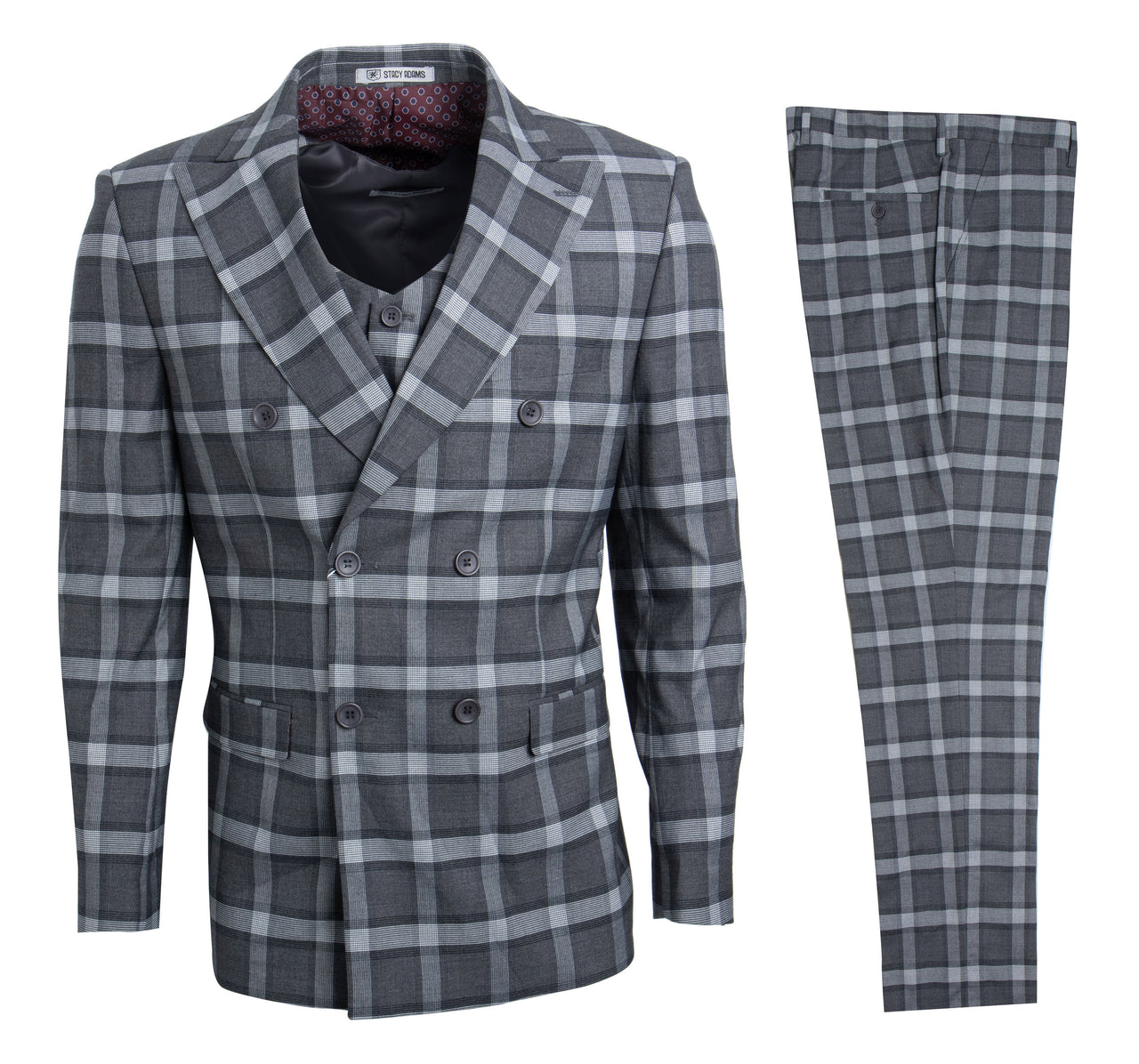 Black / Grey Stacy Adams Men's Suit - Hattitude