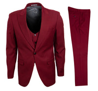 Thumbnail for Cherry Red Stacy Adams Men's Suit - Hattitude