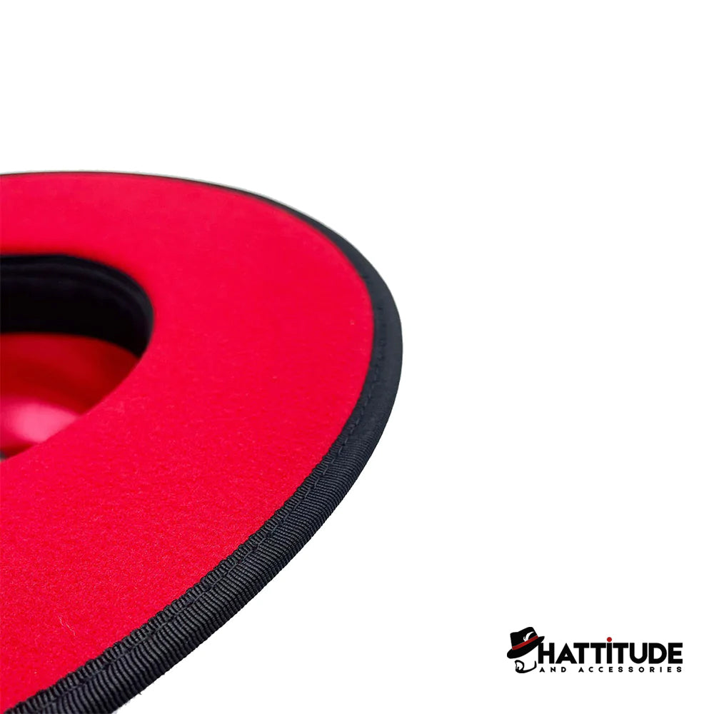 Monarch Collection - Wide Black/Red - Hattitude