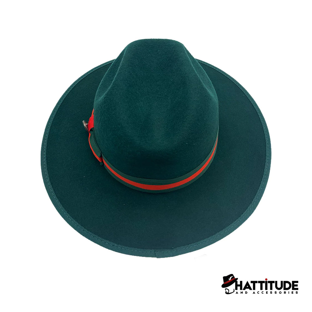 Wesley Collection - Green/Red Stripes - Hattitude